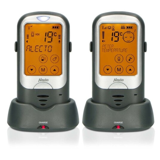 Alecto DBX68GS Longe-serien utendørs babymonitor svart/antrasitt