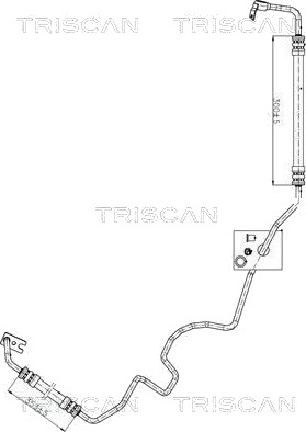 Hydraulikkslange, styring TRISCAN 8516 24001