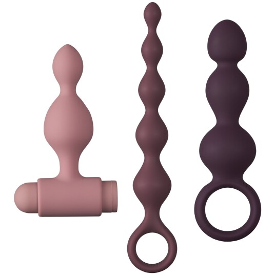 Amaysin Playful Butt Plug Sett - Forskjellige farger Amaysin Playful Butt Plug Sett - Forskjellige farger