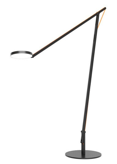 Rotaliana String XL Gulvlampe Matt Black/Orange