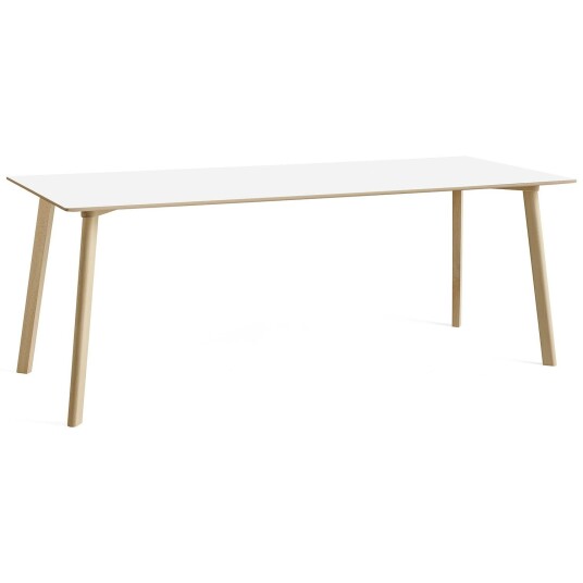 Hay CPH Deux 210 2.0 Bord 75x200 cm Pearl White / Ubehandlet Bøk