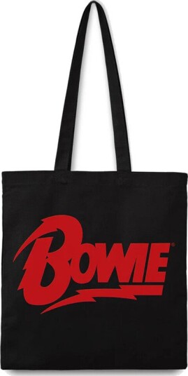 Rocksax Bowie Lightning Logo EcoFriendly Tote Bag Black 78859739