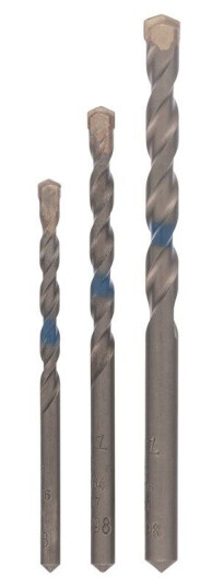 Bosch 3 delers betongborsett 5,0 x 85; 6,0 x 100; 8,0 x 120