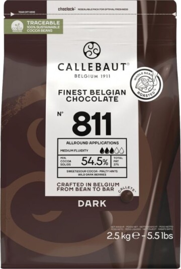 Callebaut Mørk Sjokolade 2,5kg