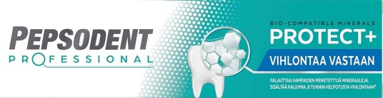 Hydroxyapatite Tannkrem PEPSODENT Professional Protect+ mot ising og svekket emalje (75 ml.) Hydroxyapatite Tannkrem PEPSODENT Professional Protect+ mot ising og svekket emalje (75 ml.)