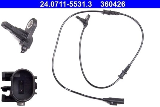 ATE 24.0711 5531.3 Sensor ABS