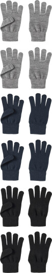 Name It Nkmmagic Gloves 6P Black 6