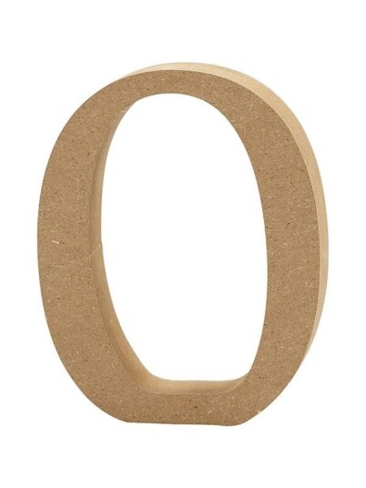 Creativ Company Letter O MDF 8cm 1pc. Creativ Company Letter O MDF 8cm 1pc.