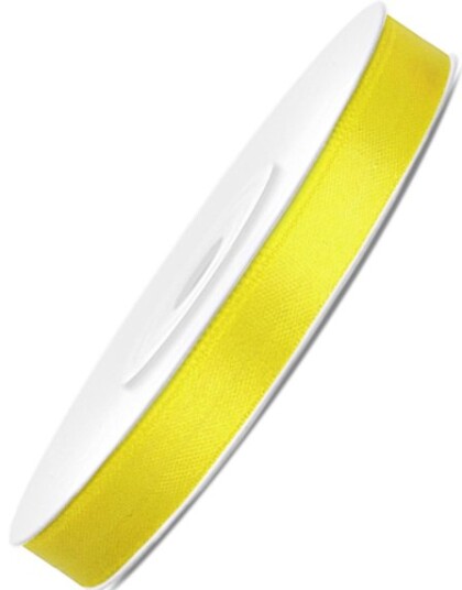 GULT Silkebånd 25 meter x 6 mm