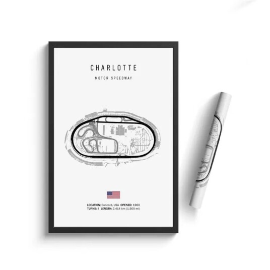 Plakat – CHARLOTTE / MOTOR SPEEDWAY / 02