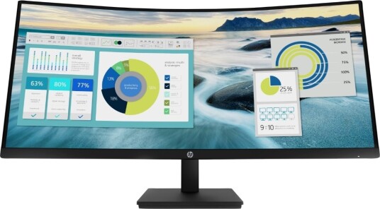 HP P34hc G4 Buet 34" WQHD Skjerm med USB-C og Høyttalere HP P34hc G4 Buet 34" WQHD Skjerm med USB-C og Høyttalere