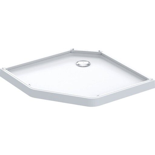 Contura Showerama dusjkar, 100x100 cm, hvit white 100x100x13 cm