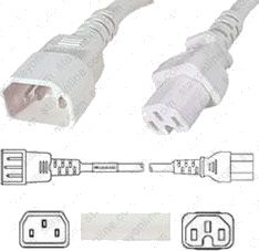 LinkIT Power Cable C15/C14 White