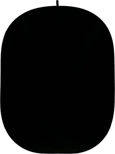 Bakgrunn Sammenleggbar Sort - 150x200 cm