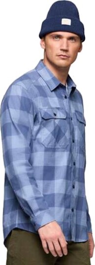 Norrøna Femund Flannel Lightweight Shirt Herre Frozen Fjord S
