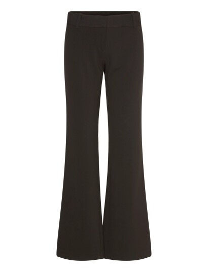 Weekday Low Rise Flared Suiting Trousers Black 42 Weekday Low Rise Flared Suiting Trousers Black 42