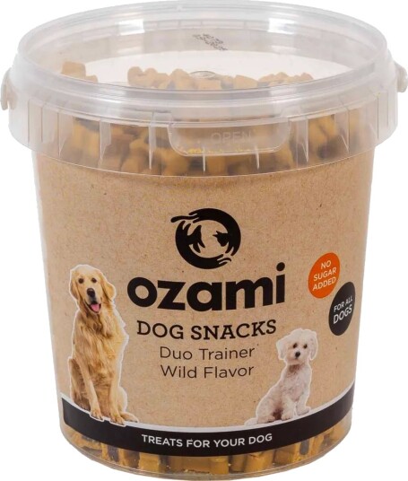 Ozami Dog Snack Duo Treningsgodbiter Med Vilt 500 G