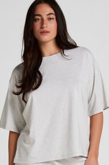 Hunkemöller Pyjama Top Loose Grå