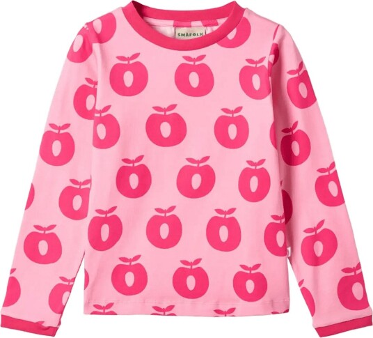 Småfolk | Elstar Long-Sleeved Top With Apples | 98-104