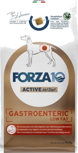 Forza10 Active Line Dog Tørrfôr Forza10 Active Line Gastroenteric Low Fat Hundefôr Sparepakke 2 X 10 kg