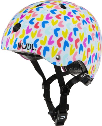 Nudl Hearts Baby Sykkelhjelm, Xs