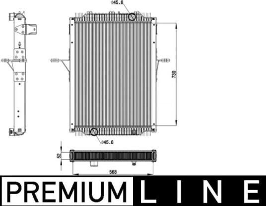 Radiator MAHLE ORIGINAL CR 2098 000P