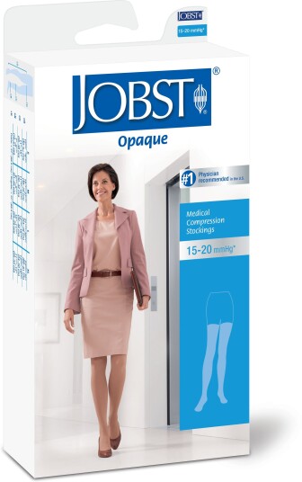 JOBST Opaque lårstrømpe, Klasse 1, x-large, natural, 1 par JOBST Opaque lårstrømpe, Klasse 1, x-large, natural, 1 par