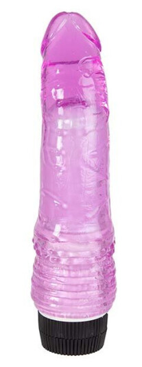 Realistic Vibrating Dong Purple 18 cm