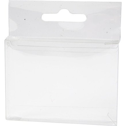 Diverse PET-eske størrelse 74x54x10 mm 100 stk 1 pk