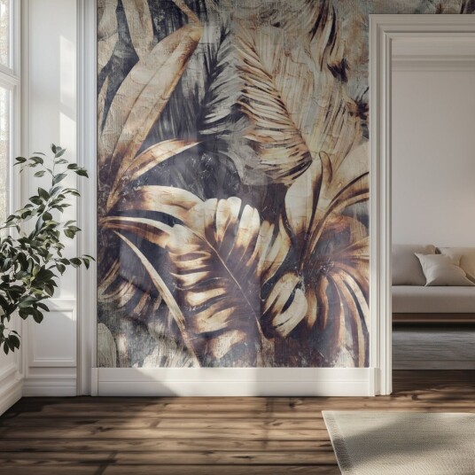 Tapet   Tropisk Blad Design