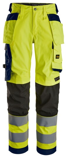 Snickers Workwear 6743 Arbeidsbukse gul, varsel 88, Klær