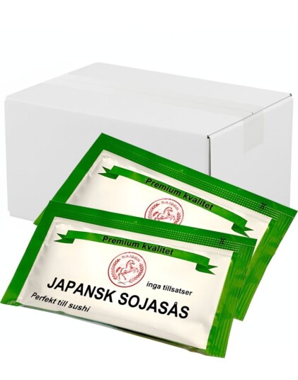 100 stk Premium Japansk Soyasaus Porsjonspakker 1 kg Japan 100 stk Premium Japansk Soyasaus Porsjonspakker 1 kg Japan