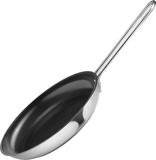 Eva Trio - Stainless Steel stekepanne 28 cm keramisk Slip-Let® belegg