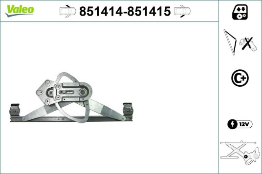 Vindusheis VALEO 851415
