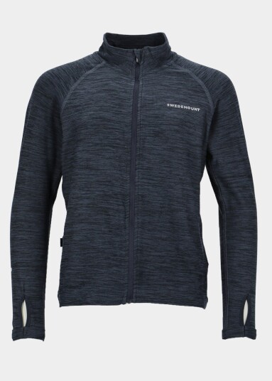 Swedemount Multi Fullzip Jr Dk. Navy Melange/ Navy 150 Hoodies