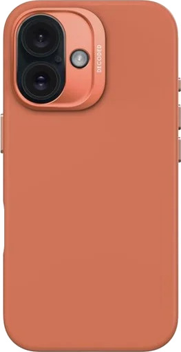 Decoded AntiMicrobial Silicone Backcover for iPhone 16 Sand Stone Terra