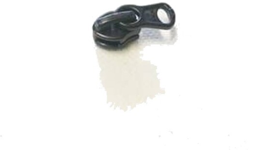 GLIDELÅSSKYVER SPIRAL 3 MM YKK PLAST SVART