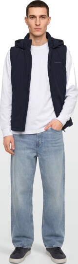 Calvin Klein Ltwt Padded Nylon Vest Navy M