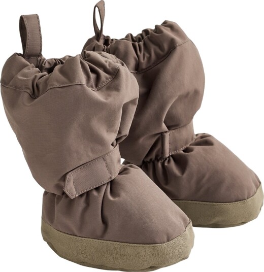 Wheat Fotpose Plum Trøfler Wheat 12 24 md Overtrekkssko Brun Lilla 80 92 Wheat Fotpose Plum Trøfler Wheat 12 24 md Overtrekkssko Brun Lilla 80 92