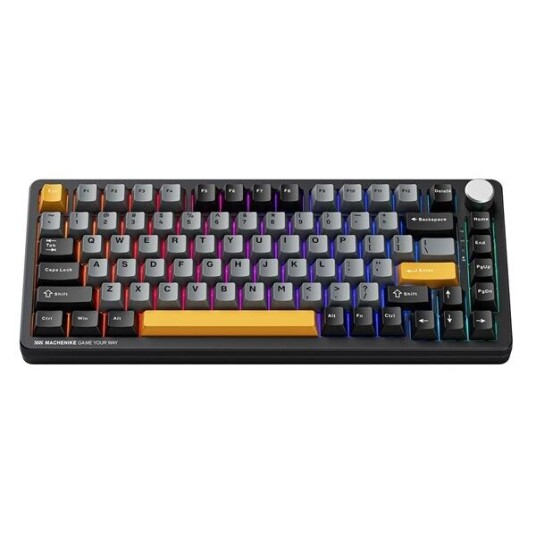 Machenike K600-B82W Trådløst Mekanisk Gamingtastatur med Bakbelysning - Svart Machenike K600-B82W Trådløst Mekanisk Gamingtastatur med Bakbelysning - Svart