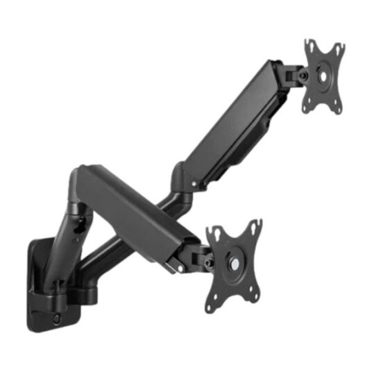 Deltaco Dobbel Veggfeste for Skjerm 17-32" med Gassfjær og Tiltbar ARM-0361 Deltaco Dobbel Veggfeste for Skjerm 17-32" med Gassfjær og Tiltbar ARM-0361