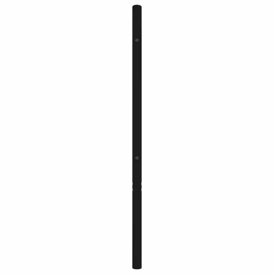 vidaXL Sengegavl i metall svart 160 cm