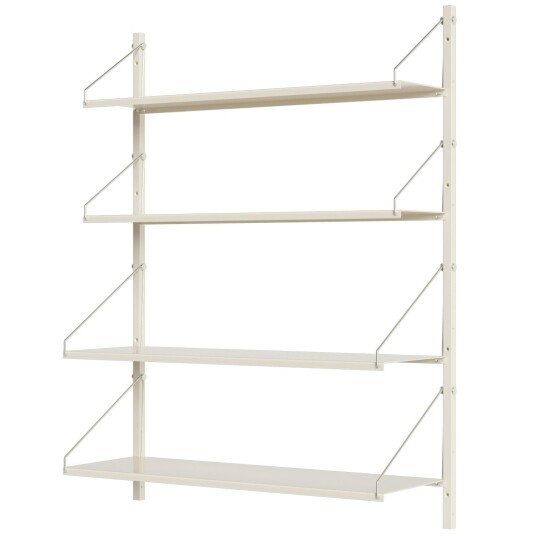Frama Library Hylle 80x108 Cm Varmhvit Hyllesystemer modulære Pulverlakkert Stål Warm White 8412