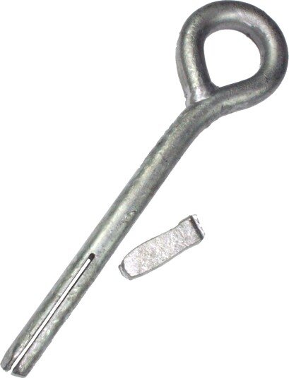 1852 Bergkile galvanisert m/øye   160 mm   16 mm