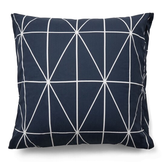 Nordstrand Home Putetrekk 100 % bomull 60x63 cm Blått sengesett putetrekk med harlekinmønster  dynetrekk