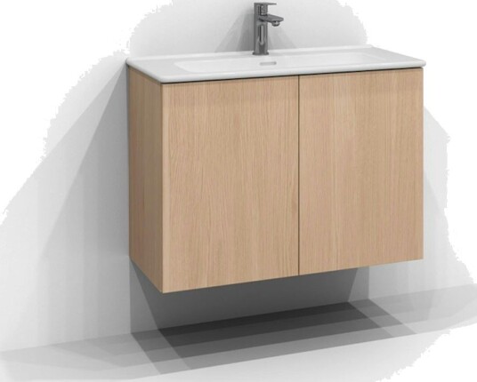Svedbergs Poem Plan Servantskap Slim D35 med 2 Dører Ren eik / 80cm SV-3358133