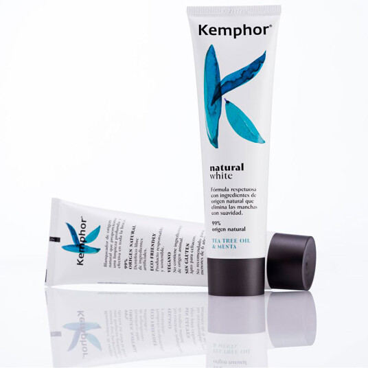 Natural Xylitol Tannkrem KEMPHOR Natural White 75 ml