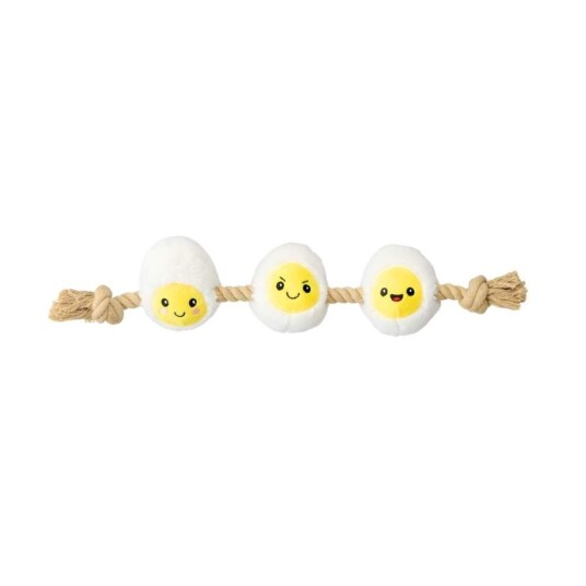 Little&Bigger Breakfast Club Plysj Kokte Egg På Tau