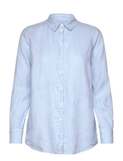 MOS MOSH Mmkarli Linen Shirt - Blue - XS MOS MOSH Mmkarli Linen Shirt - Blue - XS