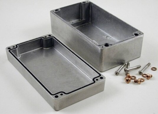 Hammond Electronics 1590Z155 221 × 120 × 91 mm Støpt Aluminium Natur Kabinett